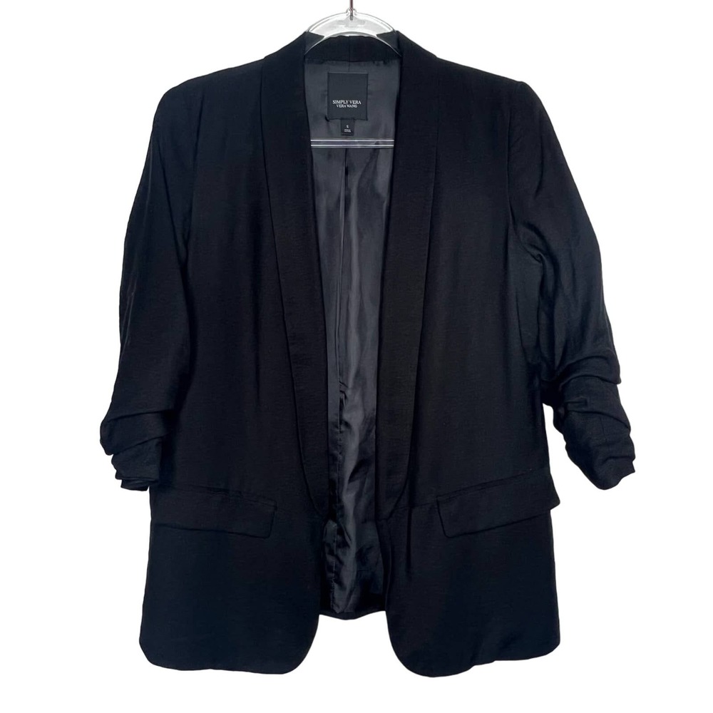 Simply Vera Vera Wang Black Blazer
